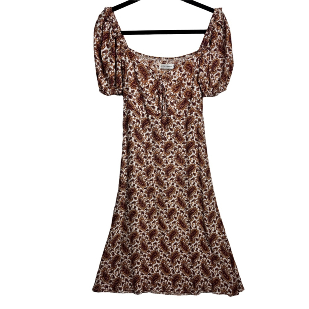 Faithfull The Brand Juniper Paisley Midi Dress Size 6